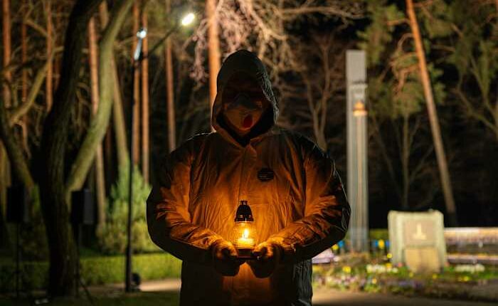 Despite Russia’s war, one Ukrainian city still gathers for midnight Chernobyl vigil