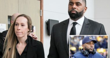 Disgraced ex-Michigan coach Sherrone Moore to learn if he's going to jail
