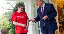 DoorDash Grandma Hard at Work: Thanks Trump for 'No Tax on Tips' on McDonald's Delivery to Oval Office
