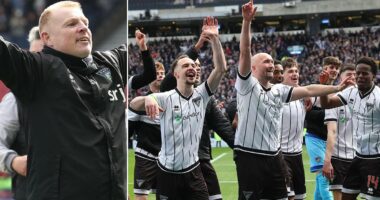 Dunfermline 0-0 Falkirk (AET; Dunfermline win 4-2 on penalties): Pars get the better of Bairns to reach Scottish Cup final