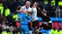 Dunfermline keeper Aston Oxborough is their Hampden hero... after 120 minutes with nothing to do!