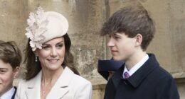 Earl of Wessex, 18, finally steps into the spotlight at Easter service