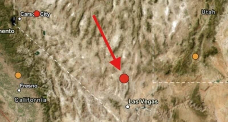 Earthquake swarm strikes near Area 51 sparking fears of secret testing