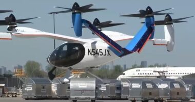 Electric air cabs take flight in New York City with new technology from Joby Aviation tested at JFK Airport