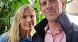 Lee Lovell (right) has opened up about life without his beloved wife Emma (left), who was stabbed to death on Boxing Day 2022