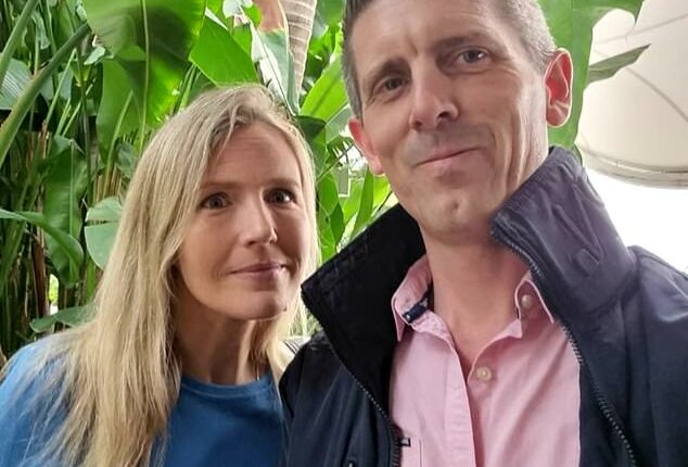 Lee Lovell (right) has opened up about life without his beloved wife Emma (left), who was stabbed to death on Boxing Day 2022