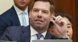 Eric Swalwell Blames 'MAGA Conspiracy Theorists' for Rumors He Sexually Harassed Staffers and Interns