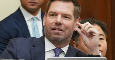 Eric Swalwell Blames 'MAGA Conspiracy Theorists' for Rumors He Sexually Harassed Staffers and Interns