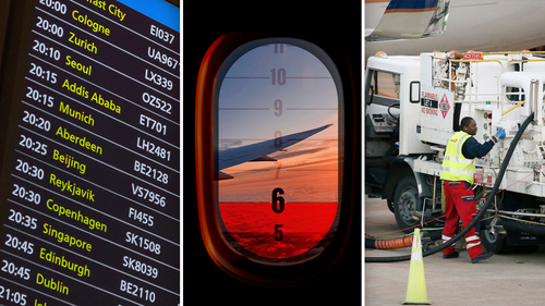 There is concern around jet fuel reserves iN Europe.