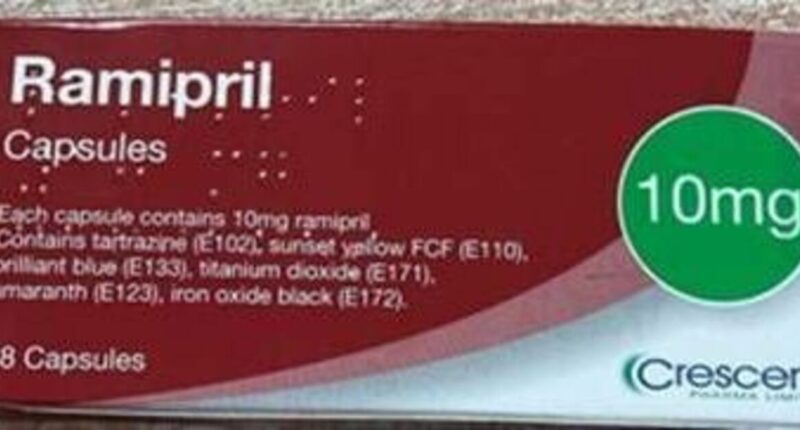 Everything you need to know as Ramipril users told to check capsules