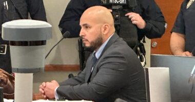 Ex-New York City police Sgt. Erik Duran sentenced for throwing cooler at fleeing suspect, Eric Duprey, killing him
