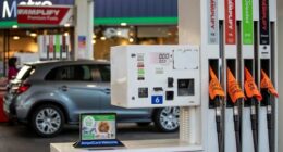 A petrol station in Sydney