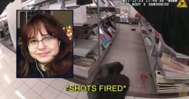 'Felt her daughter's body go limp': 14-year-old girl died in mother's arms after being shot in dressing room by cop who 'mistook' suspect's bike lock for a gun, lawsuit says