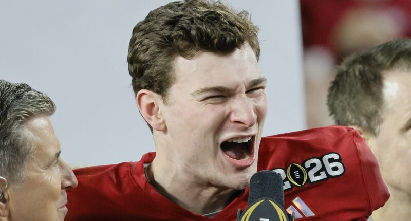 Fernando Mendoza selected No 1 overall in the NFL Draft by Raiders