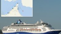 First cruise ship sets sail through Strait of Hormuz after weeks-long closure by Iranian regime