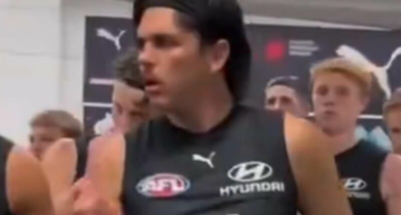 Footy legends lash out as 'disturbing' pre-game footage of Elijah Hollands shows why he should never have taken the field