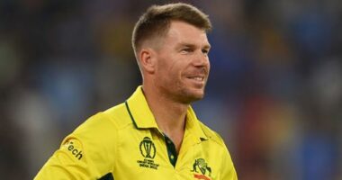 David Warner of Australia.