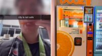 French teen charged in Singapore over a vending machine straw-licking video