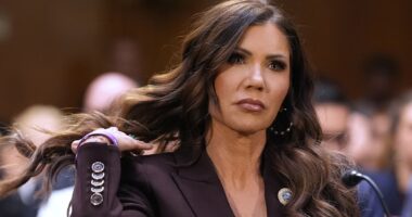 Fresh humiliation for Kristi Noem after husband Bryon's bimbo scandal: ICE Barbie goes missing as brutal new gossip swirls in DC