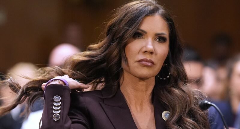 Fresh humiliation for Kristi Noem after husband Bryon's bimbo scandal: ICE Barbie goes missing as brutal new gossip swirls in DC