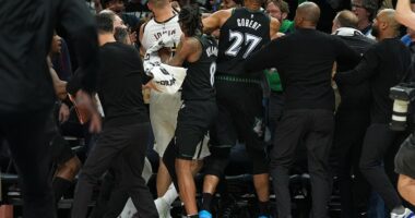 Furious NBA star Nikola Jokic reveals why he ignited chaotic brawl as he accuses rival of unsportsmanlike act