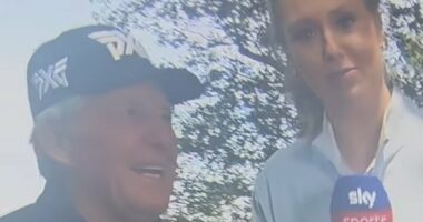 Gary Player, 90, leaves viewers cringing with 'creepy' remark
