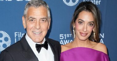 George Clooney, 64, and wife Amal, 48, attend 51st Chaplin Award Gala