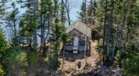 Gorgeous Maine island with rustic cabin and its own private beach lists for very reasonable amount