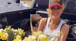 Gwen Stefani plants daffodils as A-listers celebrate Easter