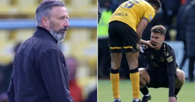 Hearts boss Derek McInnes hits out at his team's 'inexplicable' defending after title setback