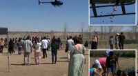 Helicopter releases thousands of Easter eggs for Colorado church hunt