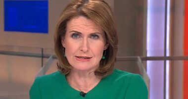 Hilarious moment Sky News anchor gets the hiccups during afternoon segment