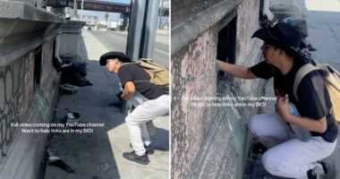Homeless found living inside bridge pillars over LA River in latest disturbing discovery