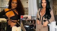 Horrific video shows influencer Klaudia Glam being run down by rival's Mercedes outside nightclub