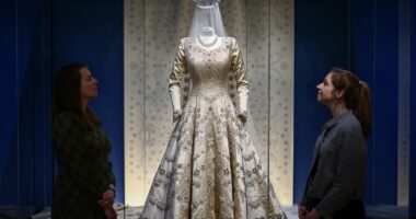 Inside Queen Elizabeth: Her Life in Style at Buckingham Palace: REBEKAH ABSALOM explores the wedding dress, 185-year-old christening gown and royal treasures never seen before