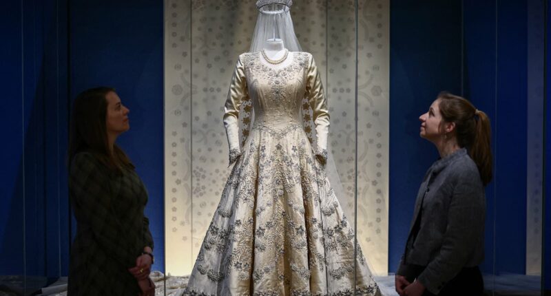 Inside Queen Elizabeth: Her Life in Style at Buckingham Palace: REBEKAH ABSALOM explores the wedding dress, 185-year-old christening gown and royal treasures never seen before