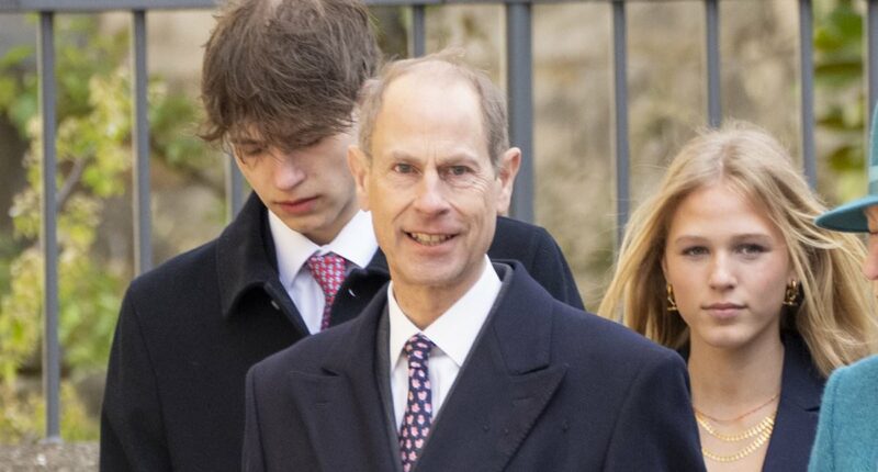 Inside the holiday let where Edward had to stay because of Andrew