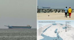 Iran-linked ships transit through Strait of Hormuz -- nearly 24 hours into US blockade