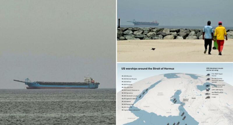 Iran-linked ships transit through Strait of Hormuz -- nearly 24 hours into US blockade