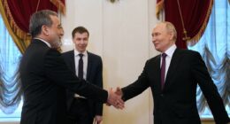 Iranian minister mocks Trump negotiations during visit to Putin as oil hits $110 - Live updates