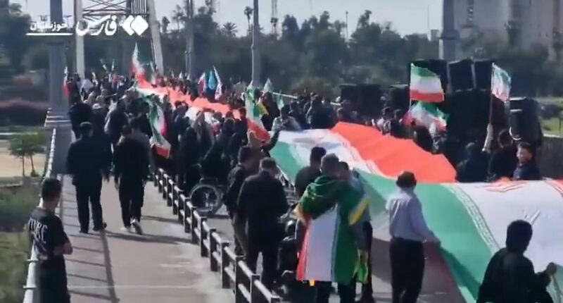 Iranians told to 'bring children to the streets' to form human shields