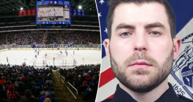 Islanders honor slain NYPD officer Jonathan Diller