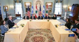 Israel, Lebanon huddle for first time in 33 years over potential peace pact