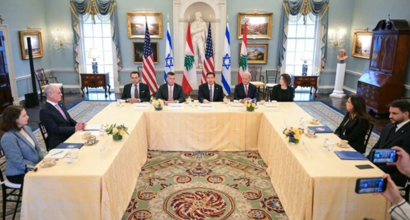 Israel, Lebanon huddle for first time in 33 years over potential peace pact