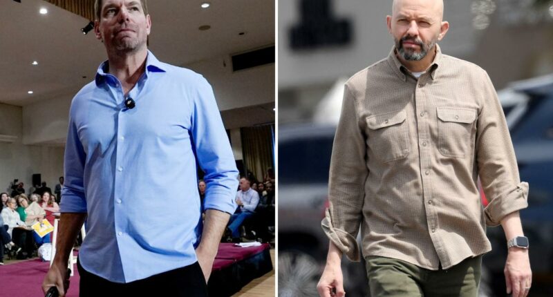 Jon Cryer looks downcast after wasting $10K on Eric Swalwell campaign