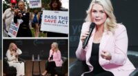 Karoline Leavitt lashes out after 'frankly insulting' question shouted at TPUSA event with Erika Kirk