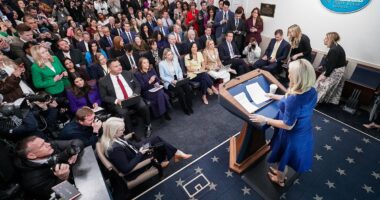 Karoline Leavitt's blunt dismissal of Iranian civilian fears