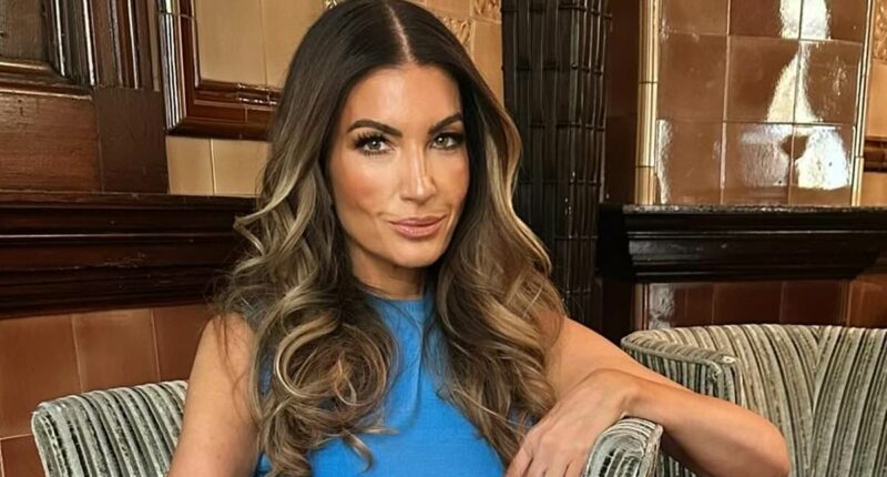 Karren Brady, 57, shows off her slim figure in glamorous snaps ahead of The Apprentice final after denying using weight-loss jabs