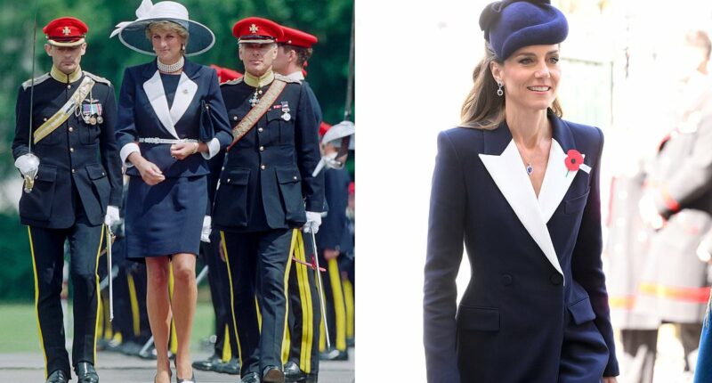 Kate channels Diana at Anzac Day memorial service