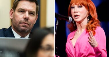Kathy Griffin explains why she gave $10K to Eric Swalwell